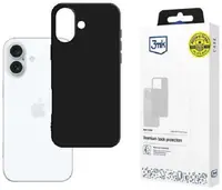 Husă 3mk - Matt Case, iPhone 16 Plus, negru