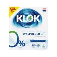 Detergent pudra pentru rufe albe, 74 spalari, Klok