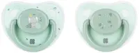 Suzete din silicon KikkaBoo - Savanna, Mint, 6-18 luni, 2 buc.