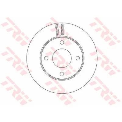Disc frana TRW DF6417