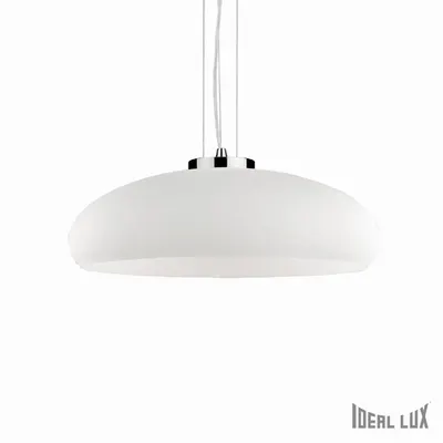 Pendul Aria D60, 1 bec, dulie E27, D:600mm, H:270/1150mm, Alb
