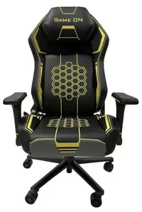 Scaun gaming RFG - GAME ON, negru/galben