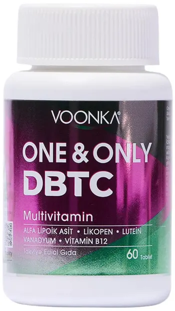 One & Only DBTC, 60 tablete, Voonka