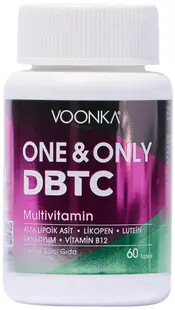 One & Only DBTC, 60 tablete, Voonka