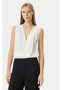 Bluza dama - 305318237 - Poliester - Bej - Bej