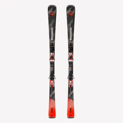 Schiuri performante din titan cu legături, Rossignol Forza 60° roșu negru