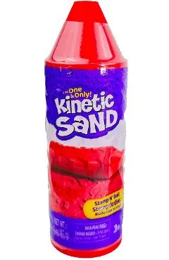 Kinetic Sand: Creion rosu cu stampila
