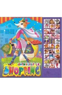Animalele la shopping. Carte cu sunete