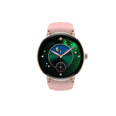 Zeblaze Lily 2 - Smartwatch Femei 1.2 AMOLED, Apeluri Bluetooth, Asistent Vocal, HR, SpO₂, Somn, 100+ Sporturi, Curea Silicon + Oțel, FitCloudPro