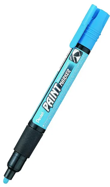 Marker permanent Pentel Paint MМP20 - 4.0 mm, albastru-deschis