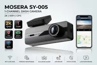Camera auto DVR MOSERA SY-005 1-Channel, 2K Front, fără ecran, GPS, Night Vision, G-Sensor, Loop Recording