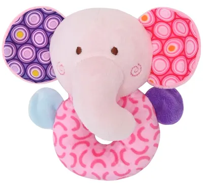 Zrăgănitoare moale Lorelli Toys - Pui de elefant