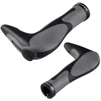 Mansoane Force F Gel ergonomice cu coarne, negru/gri, 113 mm.