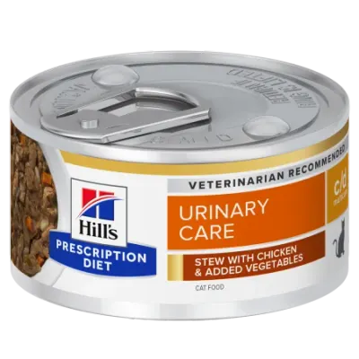 Conserva dietetica pentru pisici Hill s PD Urinary Care C D cu pui 156 gr