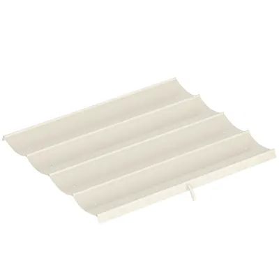 Outsunny Acoperiș Pergolă Retractabil, Copertină pentru Umbra Soarelui pentru Pergolă 3 x 2,15 m, Protecție UV30+, Crem | Aosom Romania