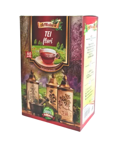 Ceai de tei flori, 40g, AdNatura