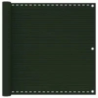 Gossi paravan de balcon, verde inchis, 90x300 cm, hdpe