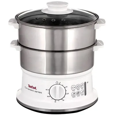 Aparate de gătit cu aburi Tefal - VC145130, 900W, 2 zone, alb