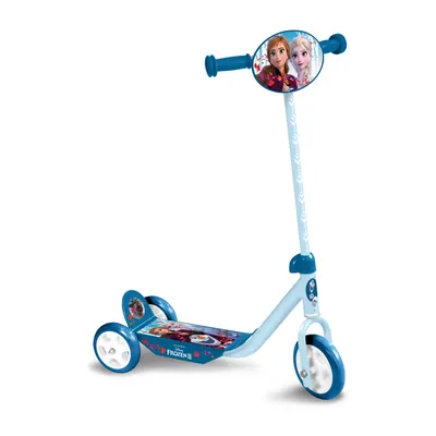 Trotineta Stamp Disney Frozen, 3 roti, ghidon reglabil, platforma antiderapanta