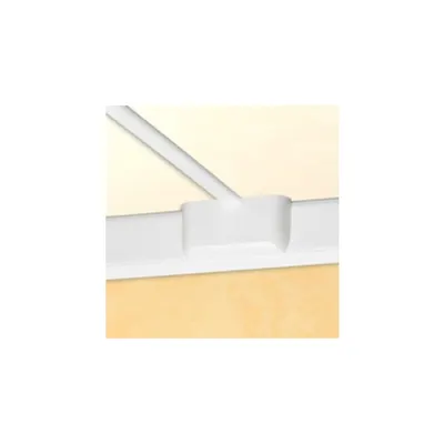 Junction pentru change of plane - pentru capac flexibil DLP trunking capac adancime 85 mm - alb