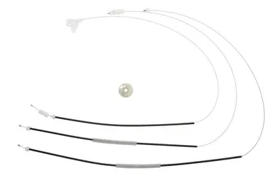 Set reparatie macara geam Fata Stanga potrivit RENAULT ESPACE IV dupa 2002 - (Cabluri)