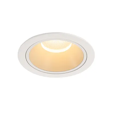Spot incastrat, NUMINOS XL Ceiling lights, white Indoor LED recessed ceiling light white/white 3000K 40°