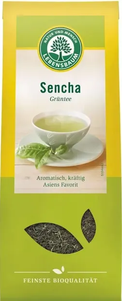 Ceai verde Sencha vrac, 75 g, Lebensbaum