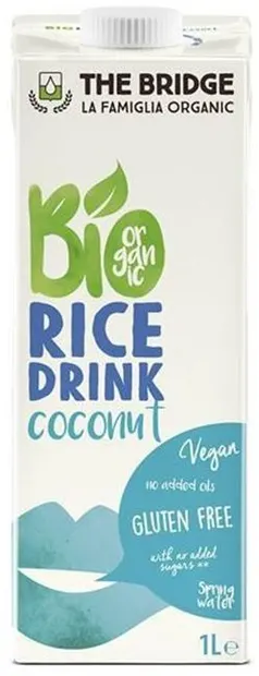 Băutură bio de orez cu cocos, 1 l, The Bridge