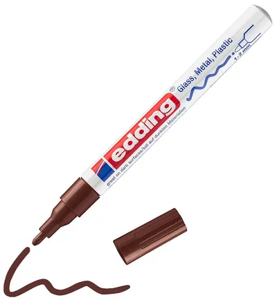 Marker permanent Edding 751 - maro