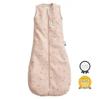Sac de dormit, ErgoPouch, Jersey, 8-24 luni, 8-14 kg, TOG 0.2, Bumbac organic, Fermoar bidirectional, Lavabil la masina, Croiala slim fit, Certificat non-toxic, Premiat in Australia, Model musetel, Roz