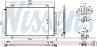 Radiator aer conditionat AC (cu uscator, aluminiu) potrivit HONDA ODYSSEY 2.3 3.5 07.02-