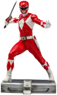 Statuetă Iron Studios Television: Mighty Morphin Power Rangers - Red Ranger, 17 cm