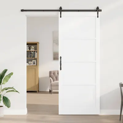 vidaXL Ușă de interior 93 x 232 cm placaj Alb