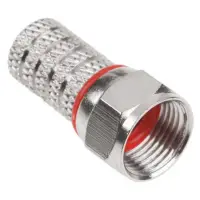 Conector F RG59 cupru dublu izolata, WTY0624