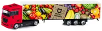 Camion metalic Rappa - Fructe și legume, 20 cm
