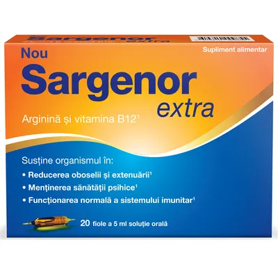 Sargenor Extra solutie orala, Meda Pharma | 20 fiole