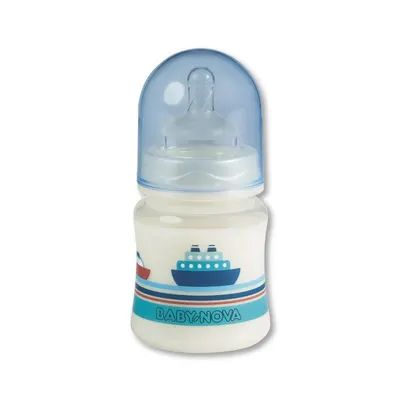 Biberon Baby Nova PP - albastru, 150 ml