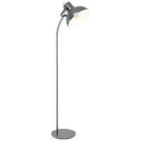 Lampa pardoseala LUBENHAM 1 nickel-antique, creme 220-240V,50/60Hz