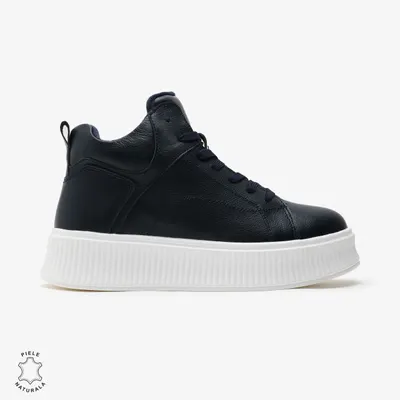 Ghete dama din Piele Naturala CRL0648 BLEUMARIN