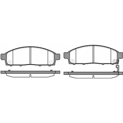 Set placute frana, frana disc ROADHOUSE 21242.01