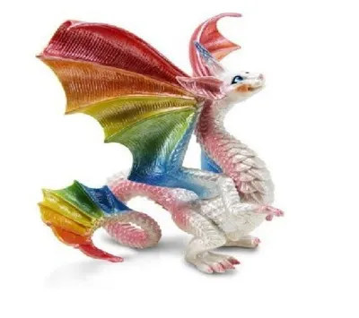 Figurina - Dragonul zana curcubeu