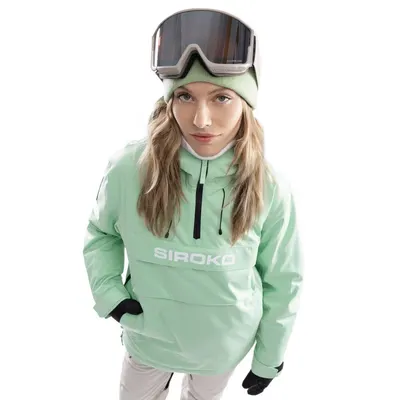 Jachetă de snowboard pentru femei W6-W Elm Verde
