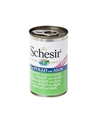 SCHESIR Hrană umedă pentru pisoi, cu file de pui și aloe 140 g