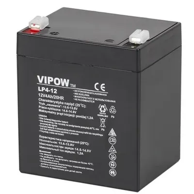 Acumulator stationar AGM VRLA 12V 4AH VIPOW BAT0210