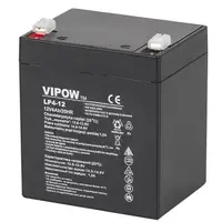 Acumulator stationar AGM VRLA 12V 4AH VIPOW BAT0210
