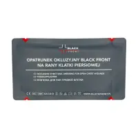 Chest Seal Neventilat Black Front – Pansament Ocluziv 17 cm - Default Title