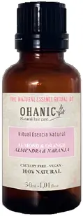 Ohanic Ulei de migdale cu ulei esențial de portocală, 30 ml