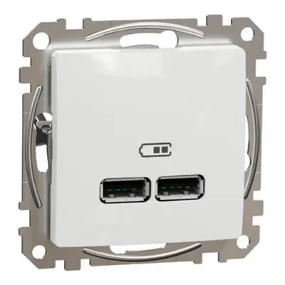 Sedna Design, Priza incarcare USB A+A 2.1A alb