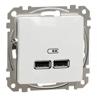Sedna Design, Priza incarcare USB A+A 2.1A alb