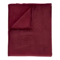 Pătură roșie din micropluș/cocolino 130x170 cm Raschel Velvet – Catherine Lansfield